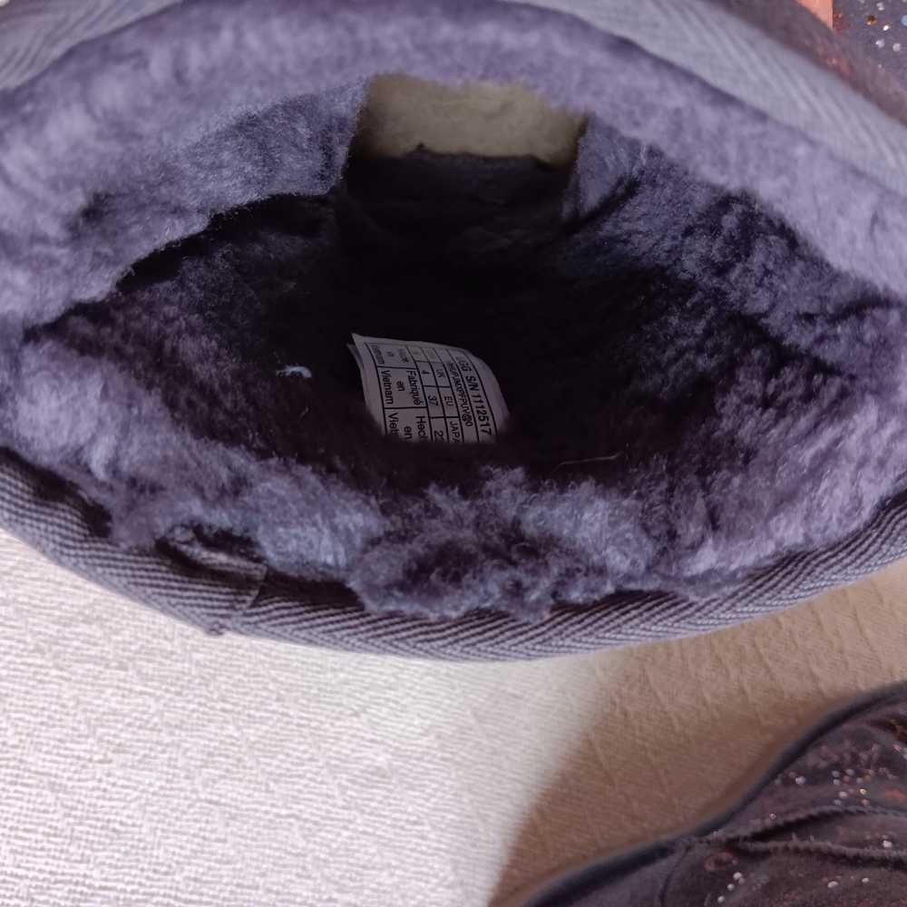 UGG ♡ zodiac suede winter boots celestial star moon - Picture 8 of 12